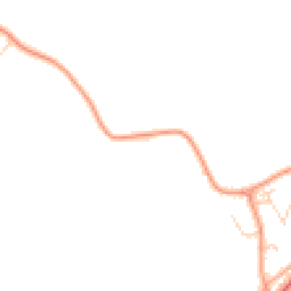 Daytime road noise heatmap for IP31 1DH