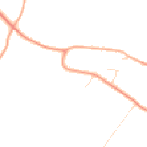 Daytime road noise heatmap for IP31 1DP