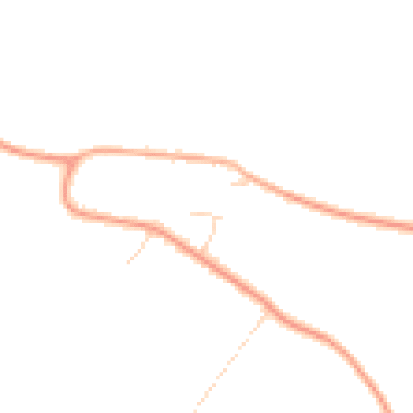 Daytime road noise heatmap for IP31 1DS