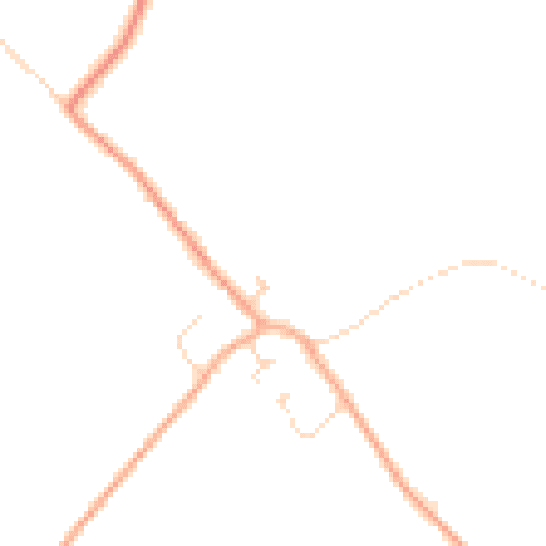 Daytime road noise heatmap for IP31 1EP