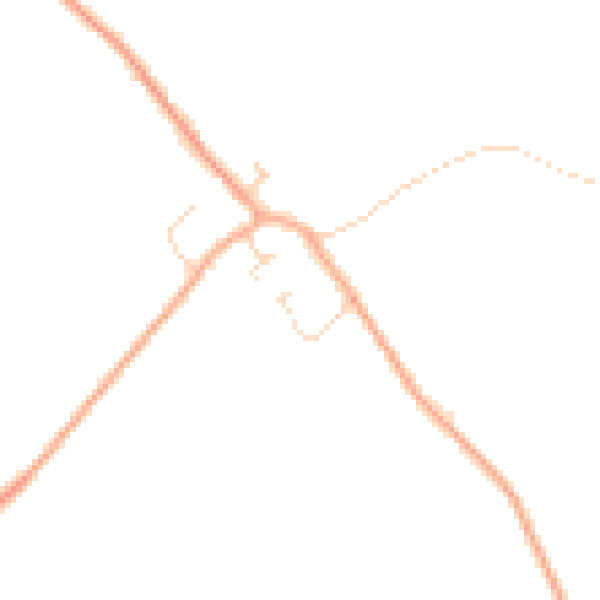 Daytime road noise heatmap for IP31 1HA