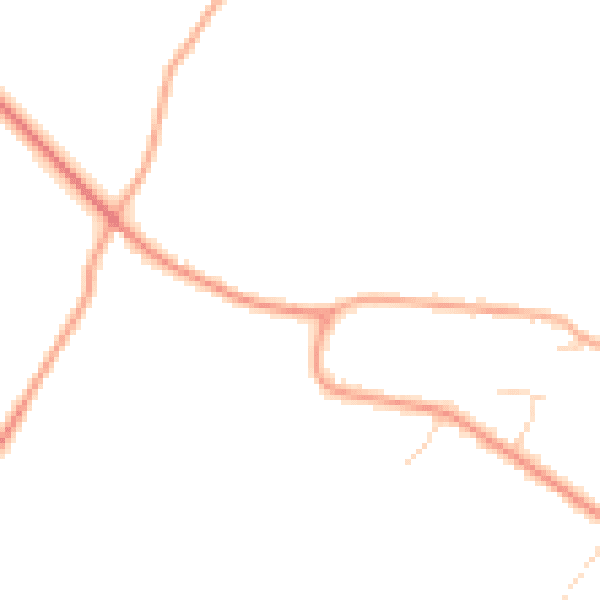 Daytime road noise heatmap for IP31 1HQ