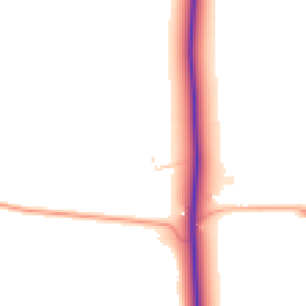 Daytime road noise heatmap for IP31 1HT