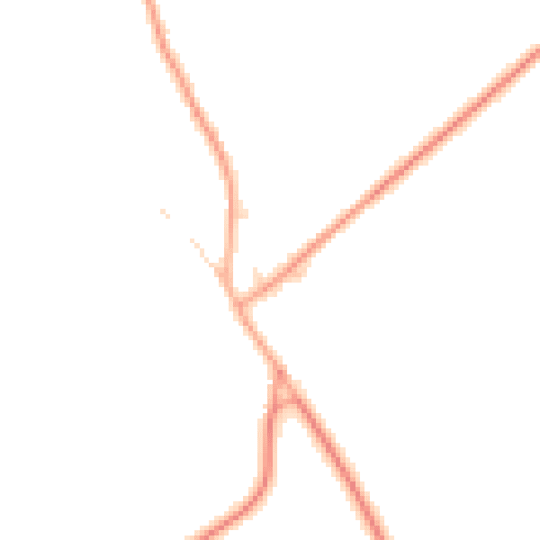 Daytime road noise heatmap for IP31 1JJ