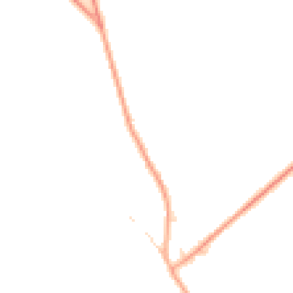 Daytime road noise heatmap for IP31 1JY