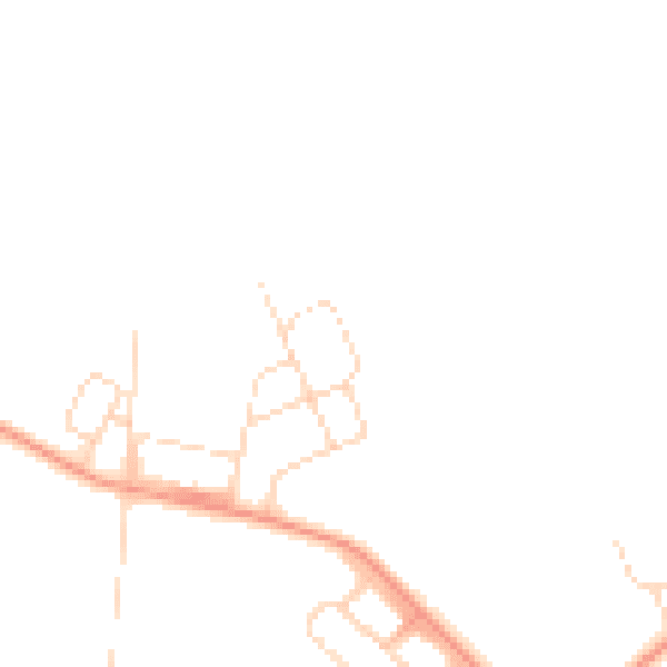 Daytime road noise heatmap for IP31 1LS
