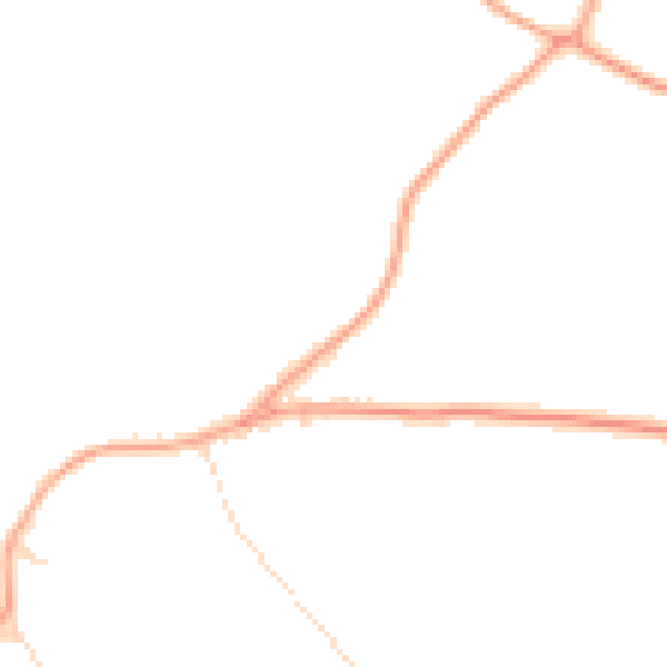 Daytime road noise heatmap for IP31 1RX
