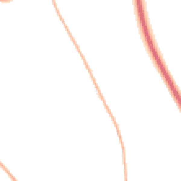 Night-time road noise heatmap for IP31 1SP