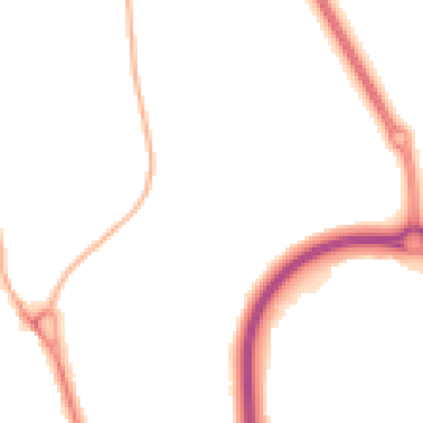 Night-time road noise heatmap for IP31 1TA