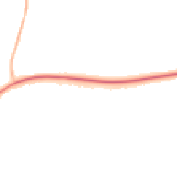 Night-time road noise heatmap for IP31 2BH