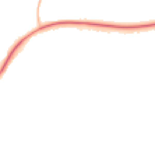 Night-time road noise heatmap for IP31 2DD