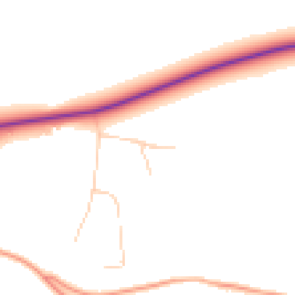 Daytime road noise heatmap for IP31 2FE