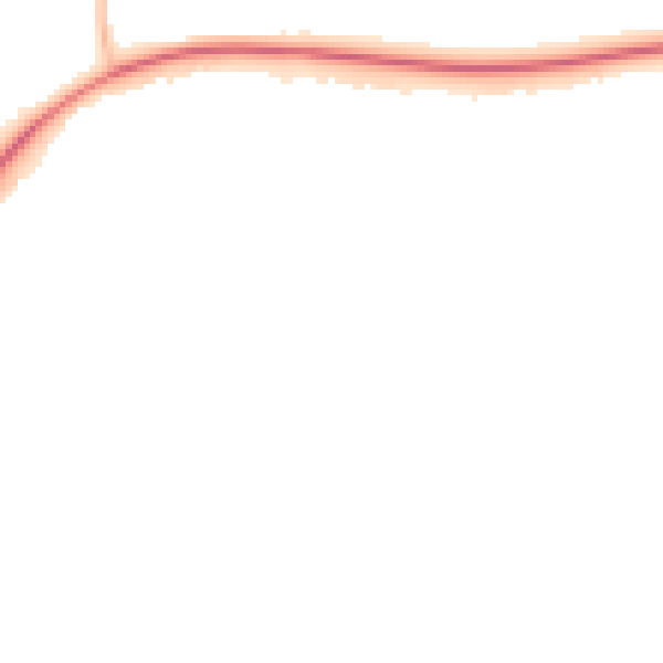 Night-time road noise heatmap for IP31 2HU