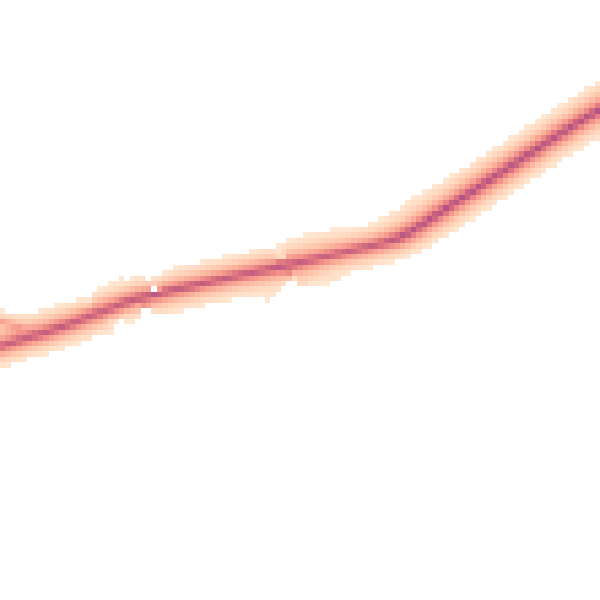 Night-time road noise heatmap for IP31 2PB