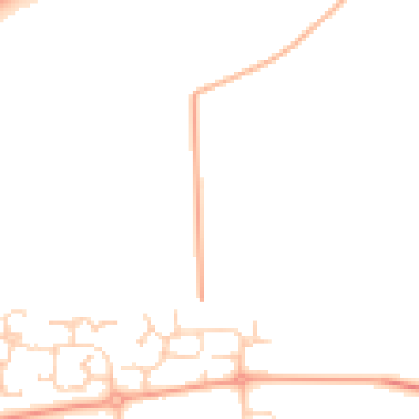 Daytime road noise heatmap for IP31 2QT