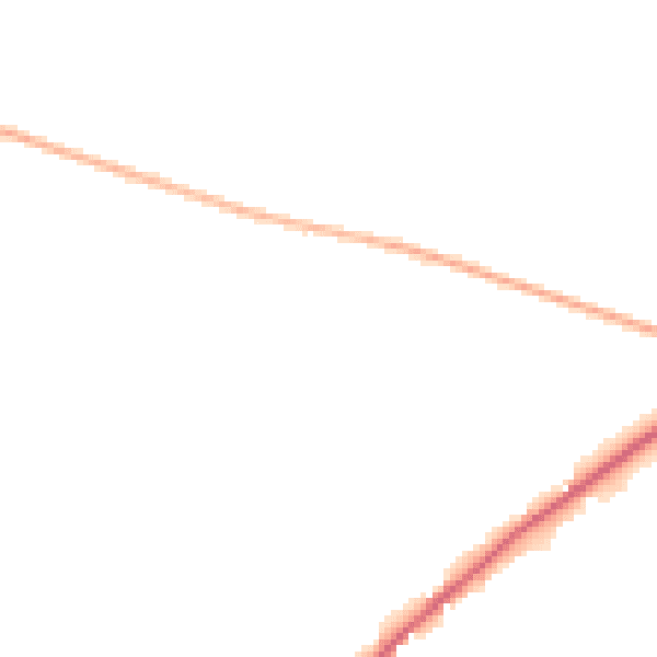 Night-time road noise heatmap for IP31 2RW