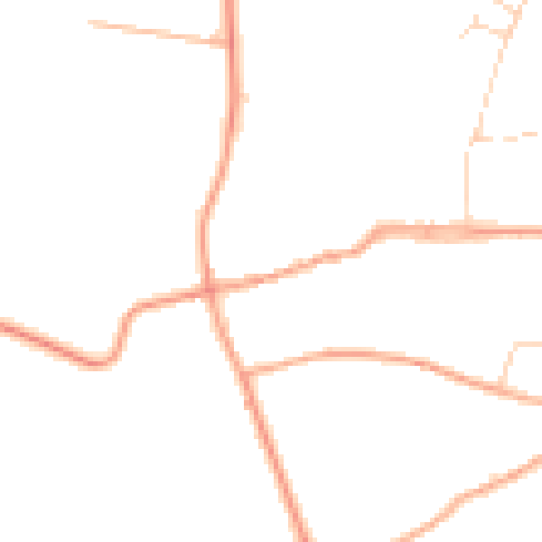 Daytime road noise heatmap for IP31 3AA