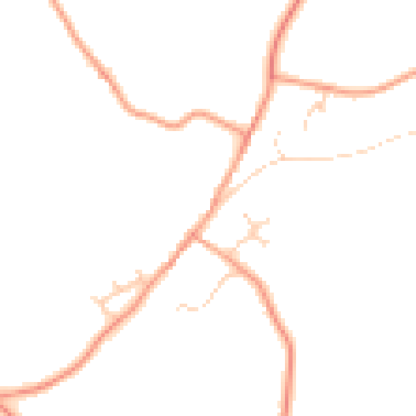 Daytime road noise heatmap for IP31 3DG