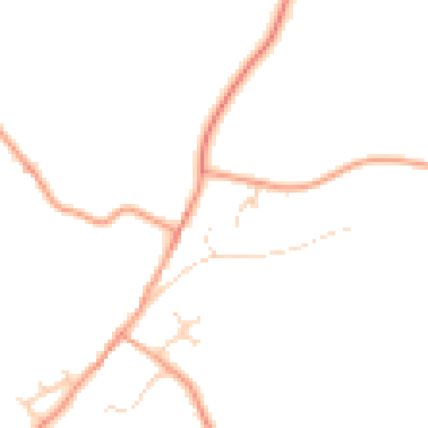 Daytime road noise heatmap for IP31 3DX