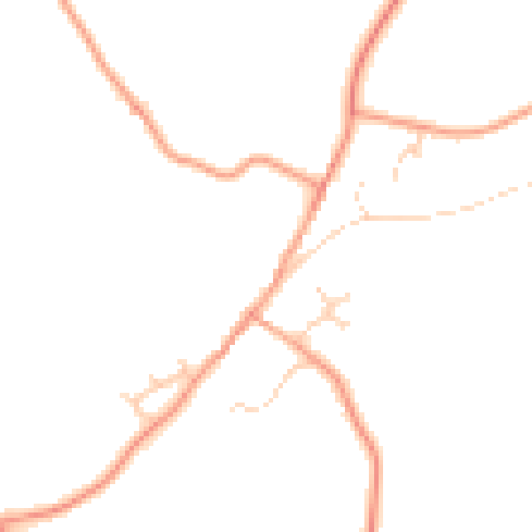 Daytime road noise heatmap for IP31 3EH