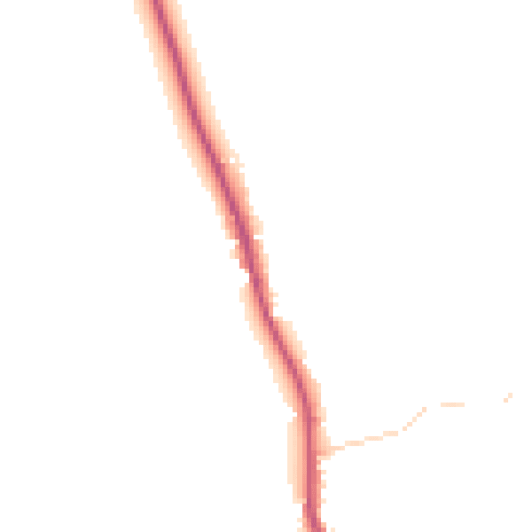 Daytime road noise heatmap for IP31 3LJ