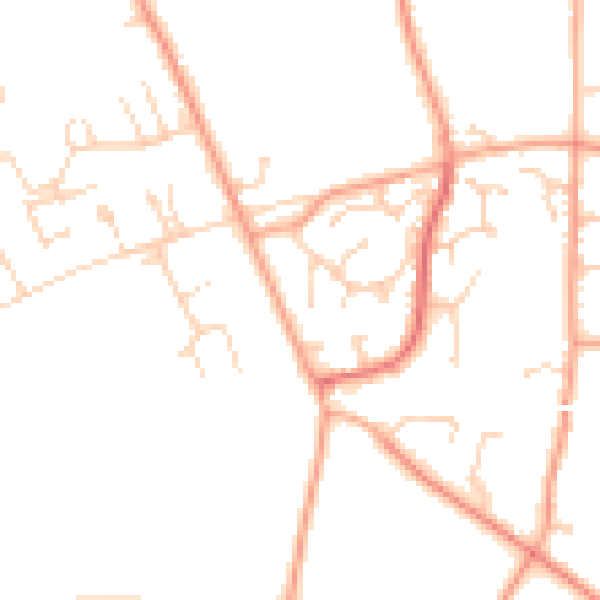 Daytime road noise heatmap for IP31 3PF