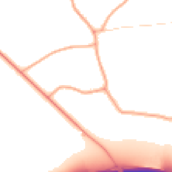 Daytime road noise heatmap for IP31 3RE