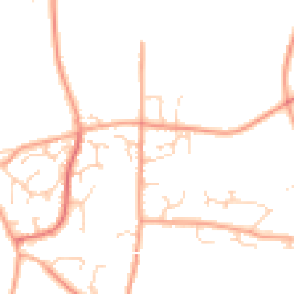 Daytime road noise heatmap for IP31 3TT