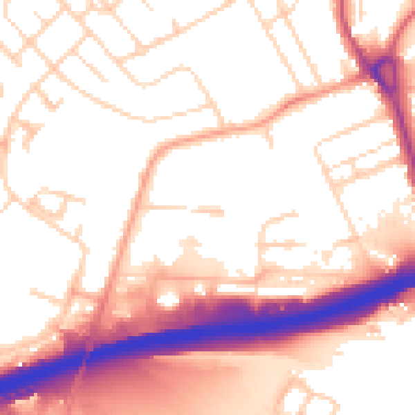 Daytime road noise heatmap for IP32 6DB