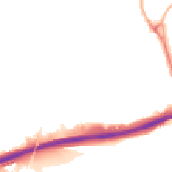 Night-time road noise heatmap for IP32 6DB