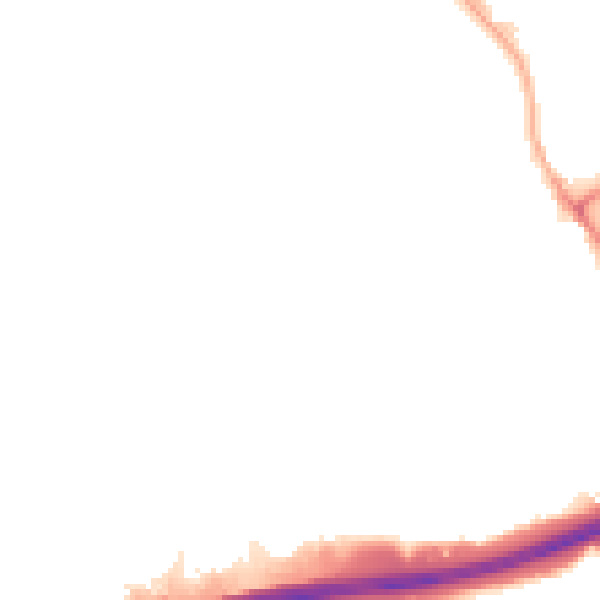 Night-time road noise heatmap for IP32 6DE
