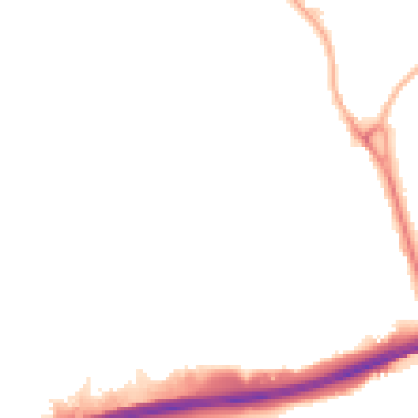 Night-time road noise heatmap for IP32 6DF