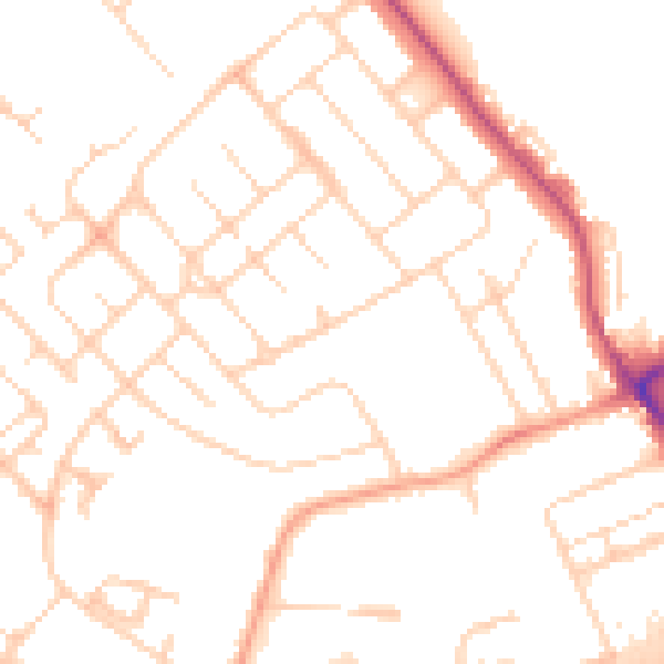 Daytime road noise heatmap for IP32 6DL