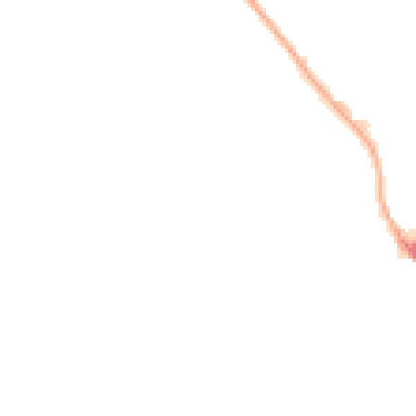 Night-time road noise heatmap for IP32 6DN