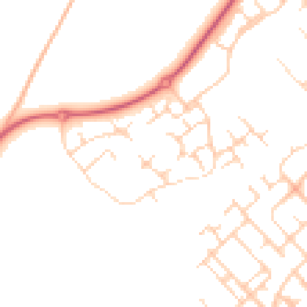 Daytime road noise heatmap for IP32 6FW