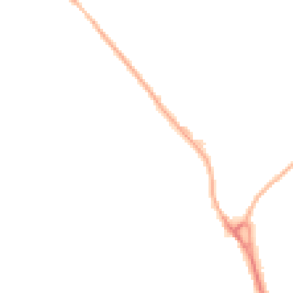 Night-time road noise heatmap for IP32 6HT