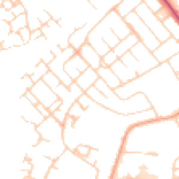 Daytime road noise heatmap for IP32 6LT