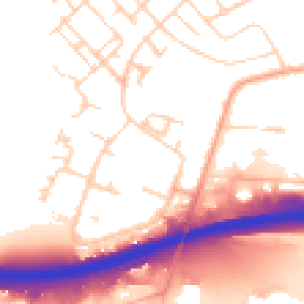 Daytime road noise heatmap for IP32 6PD