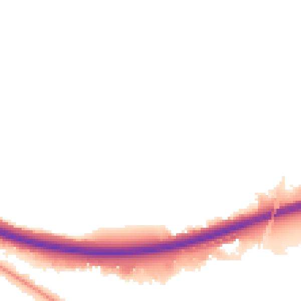 Night-time road noise heatmap for IP32 6QH