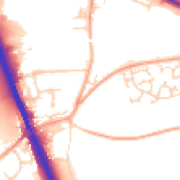 Daytime road noise heatmap for IP32 7AF
