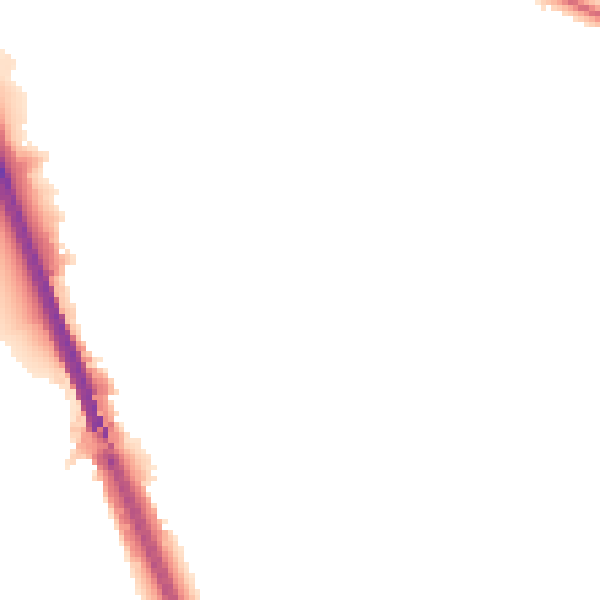 Night-time road noise heatmap for IP32 7AF