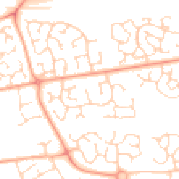 Daytime road noise heatmap for IP32 7LG
