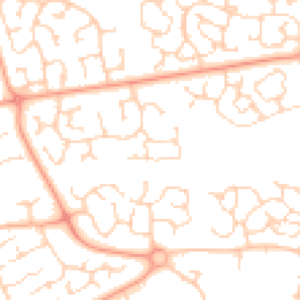 Daytime road noise heatmap for IP32 7LH