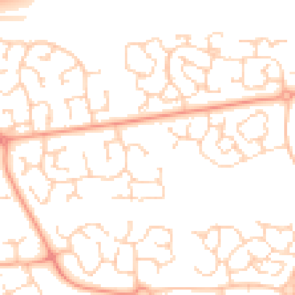 Daytime road noise heatmap for IP32 7LL