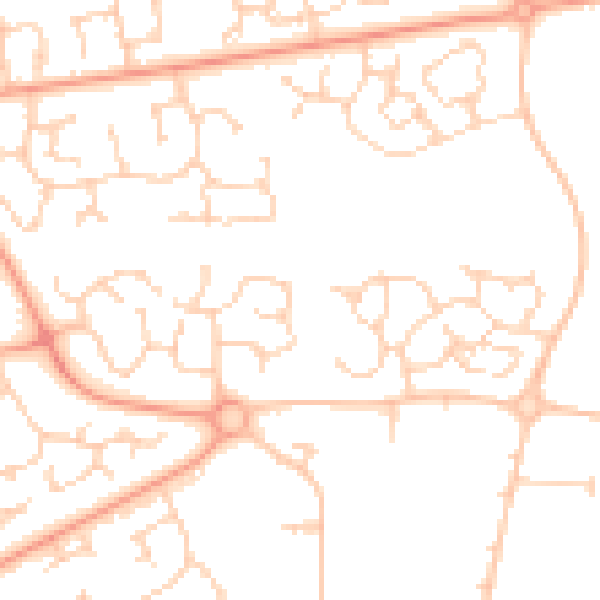 Daytime road noise heatmap for IP32 7PG