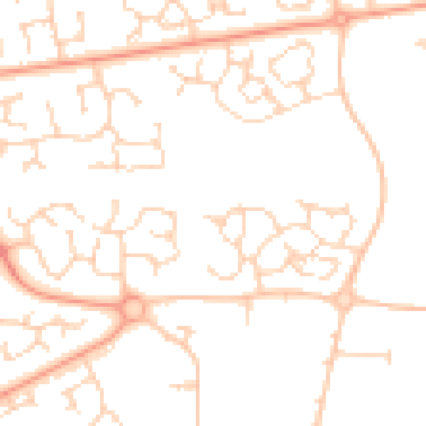 Daytime road noise heatmap for IP32 7PR
