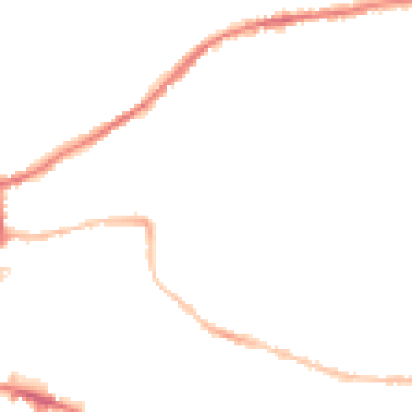 Night-time road noise heatmap for IP4 2RS