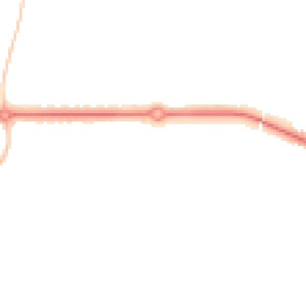 Night-time road noise heatmap for IP4 2TS