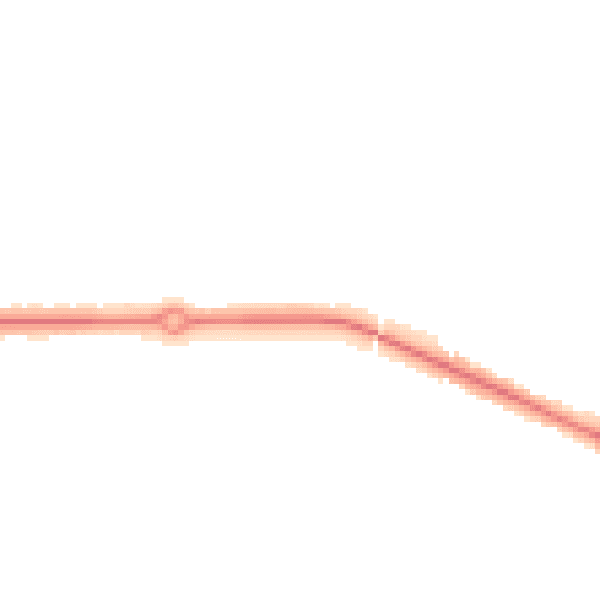 Night-time road noise heatmap for IP4 3BT