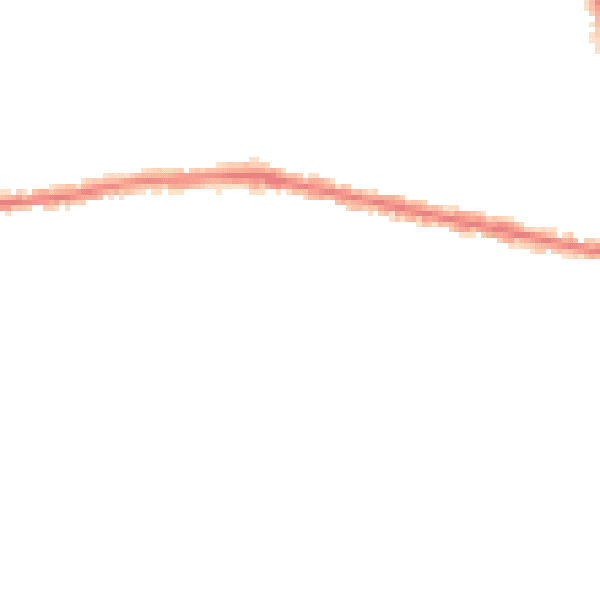 Night-time road noise heatmap for IP4 4BE